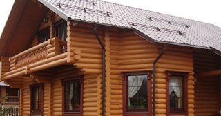 Строительство дома из оцилиндрованного бревна в Новокузнецке - от 134264 рублей