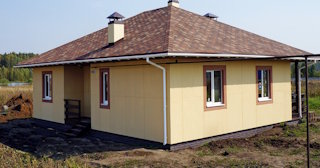 Одноэтажный дом из панелей под ключ в Новокузнецке - РемСтройЦентр от 134264 рублей